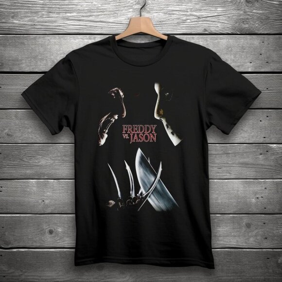 Sierra K Other - Freddy Vs Jason Horror Movie T-Shirt Retro Scary Film Fan Gift Graphic Shirt 17